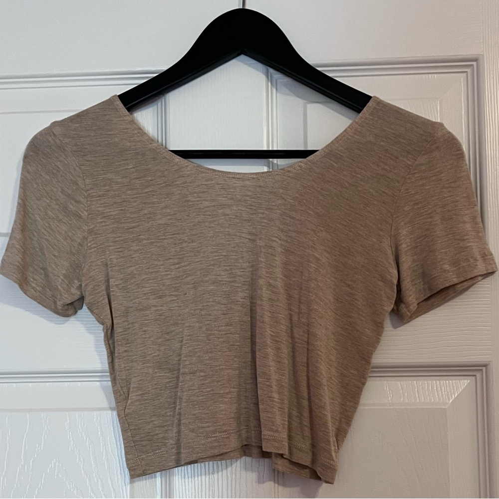 American Apparel cropped tshirt